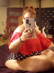 Elderly women indulging in pleasurable activities