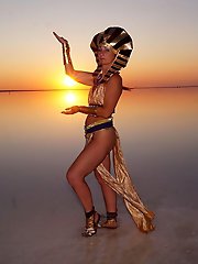 Colorful Elton Evening in Egypt style