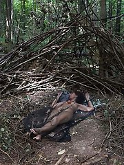 In Forest Cradle with Apple