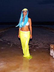 Eltons evening at the seaside pier