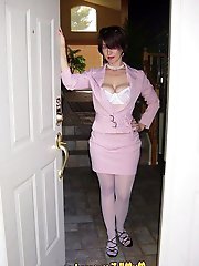 My mature partner revealed my spouse in hosiery